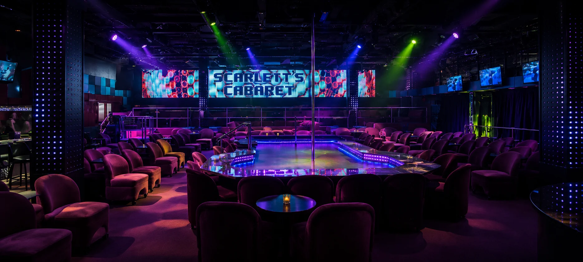 Nightclub lighting installation